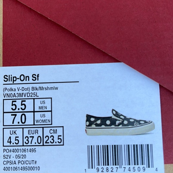 VANS CLASSIC SLIP ON SF Polka V-Dot WMNS - Picture 16 of 16
